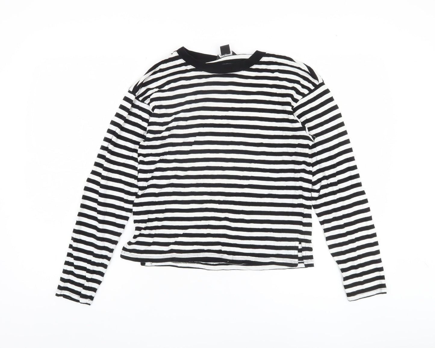 Womens UK Size 2XS Monki Black  T-Shirt