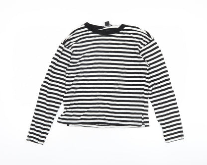 Womens UK Size 2XS Monki Black  T-Shirt