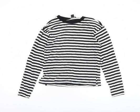 Womens UK Size 2XS Monki Black  T-Shirt
