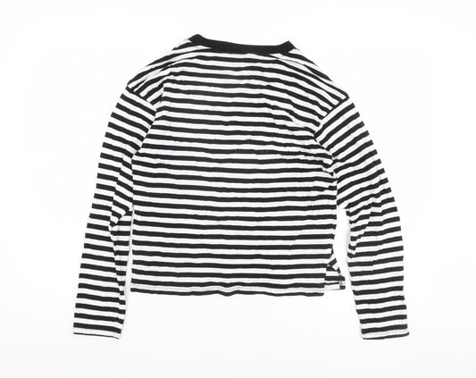 Womens UK Size 2XS Monki Black  T-Shirt