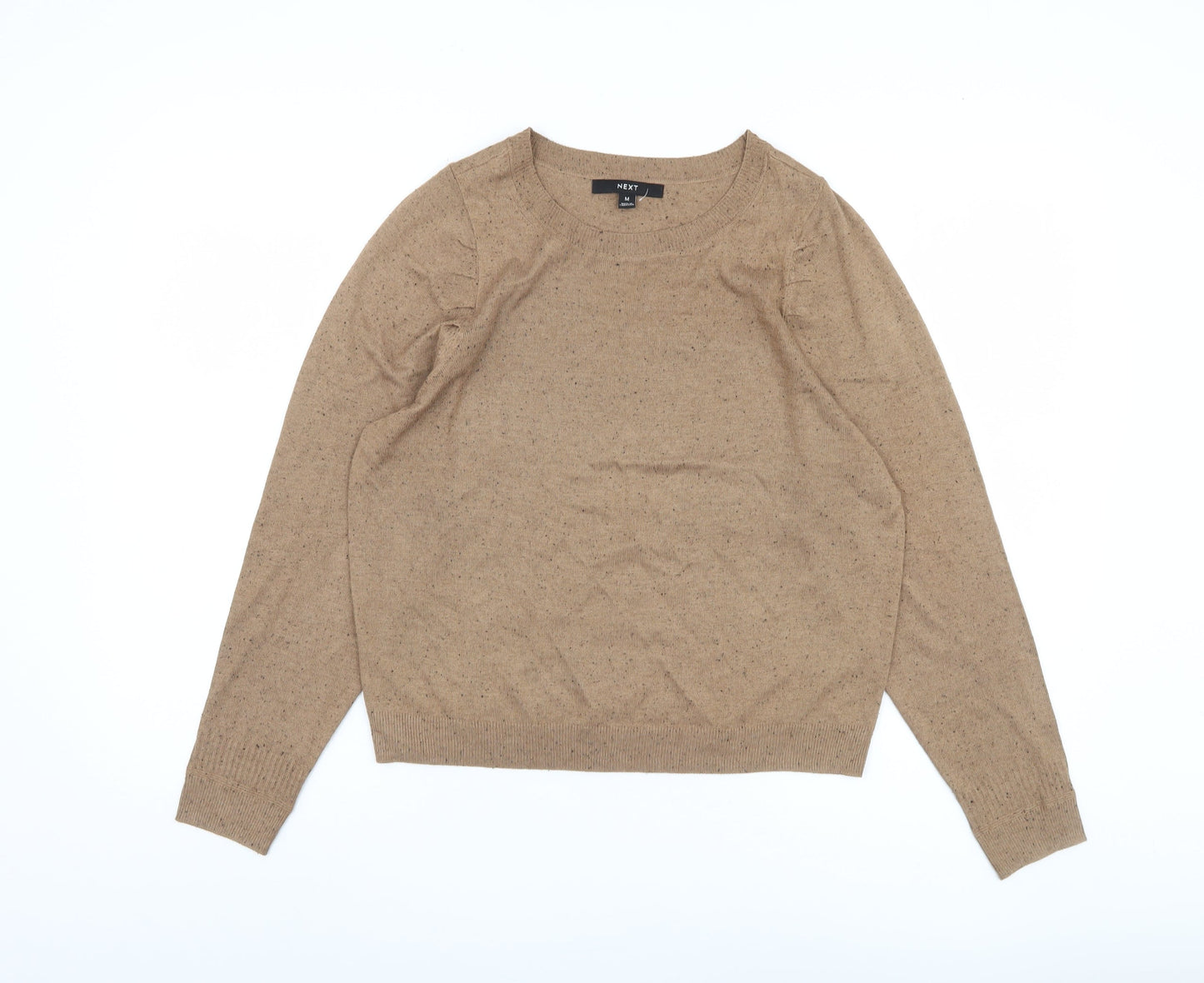 Womens UK Size M NEXT Beige Pullover Jumper
