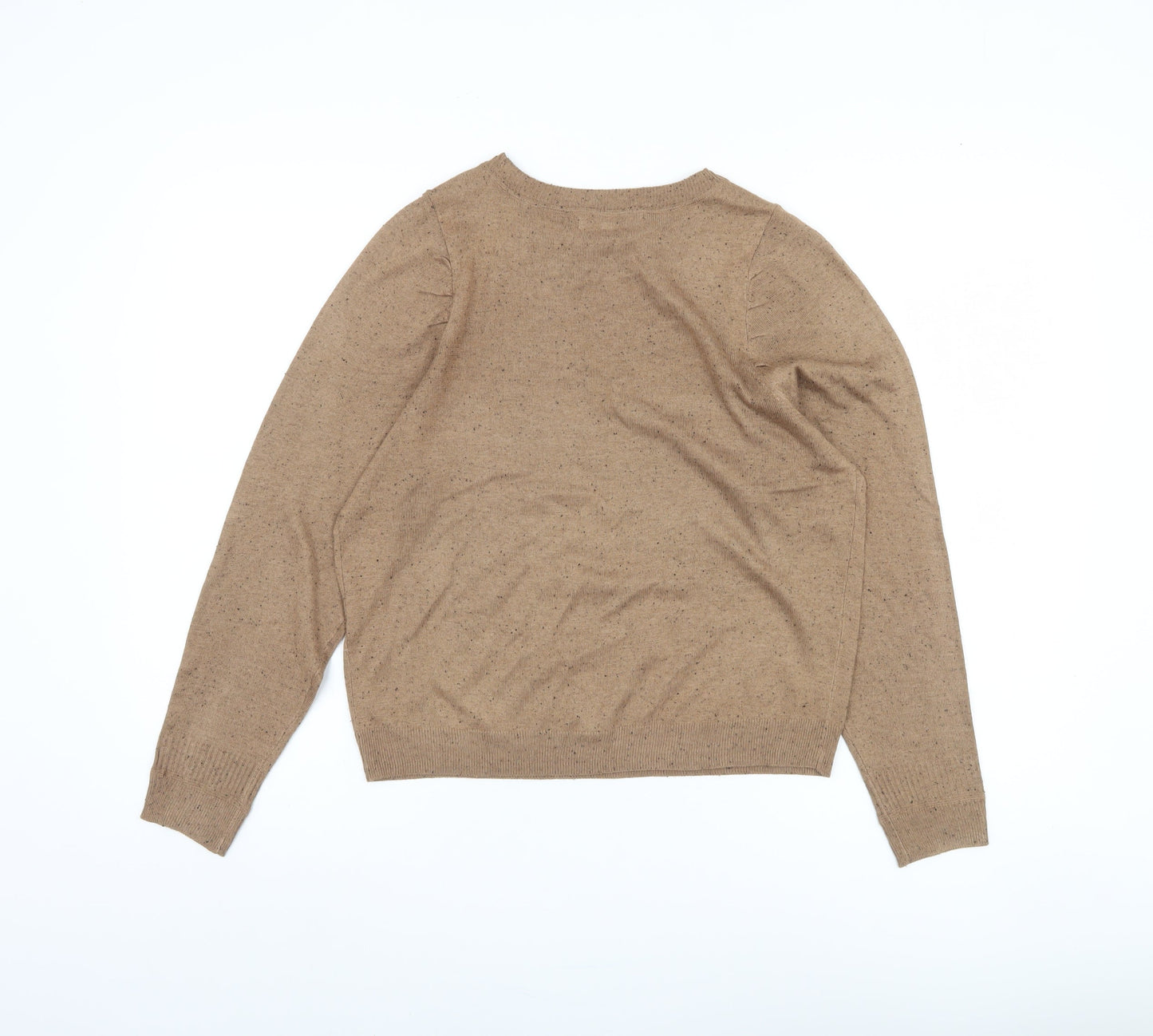 Womens UK Size M NEXT Beige Pullover Jumper