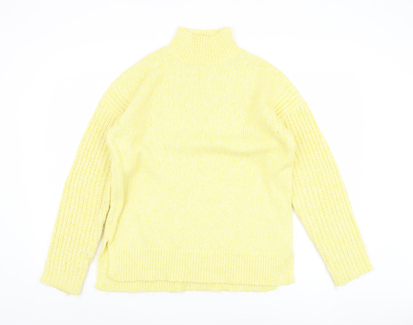 Womens UK Size M Marks and Spencer Yellow Pullover Jumper