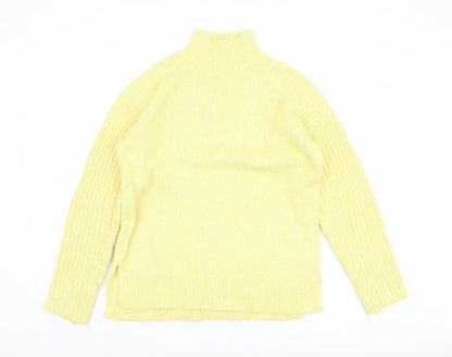 Womens UK Size M Marks and Spencer Yellow Pullover Jumper