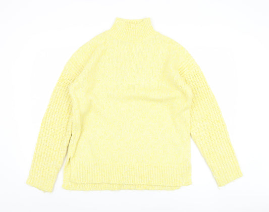 Womens UK Size M Marks and Spencer Yellow Pullover Jumper