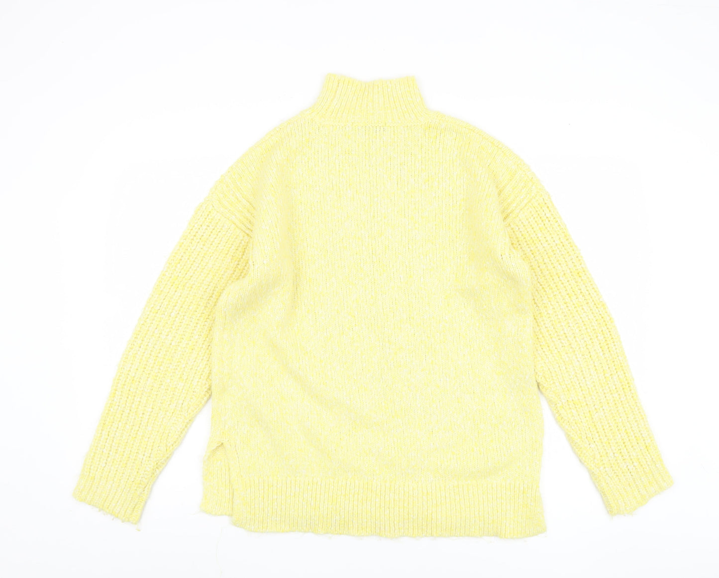 Womens UK Size M Marks and Spencer Yellow Pullover Jumper