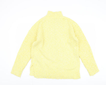 Womens UK Size M Marks and Spencer Yellow Pullover Jumper