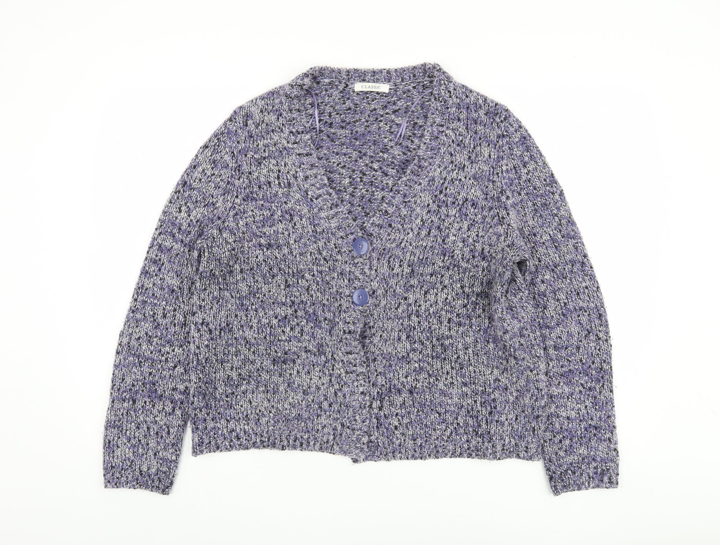 Womens UK Size 14 Marks and Spencer Purple Cardigan Jumper