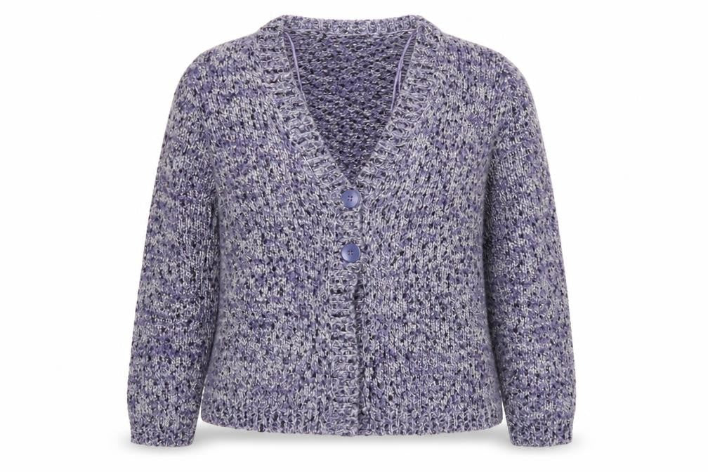 Womens UK Size 14 Marks and Spencer Purple Cardigan Jumper
