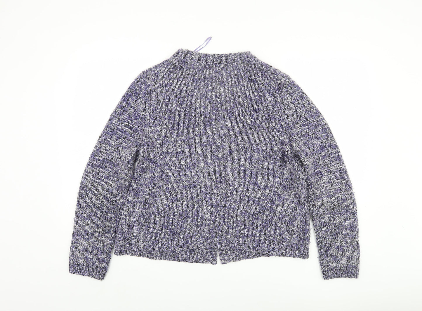 Womens UK Size 14 Marks and Spencer Purple Cardigan Jumper