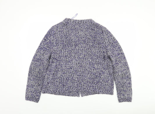 Womens UK Size 14 Marks and Spencer Purple Cardigan Jumper