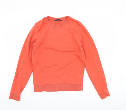 Womens UK Size 6 Marks and Spencer Orange Pullover Sweatshirt