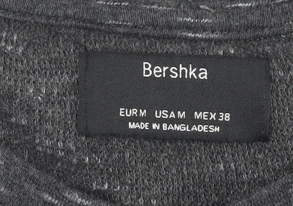 Mens UK Size M Bershka Grey  T-Shirt