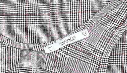 Pull & Bear Women's Check Pinafore Dress Size 14