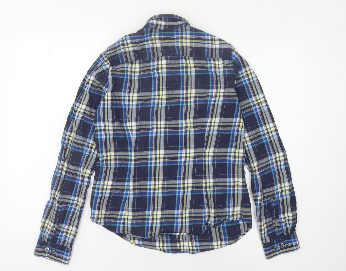 Unisex Adults UK Size S Uniqlo Multicoloured Basic Button-Up