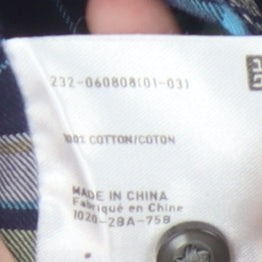 Unisex Adults UK Size S Uniqlo Multicoloured Basic Button-Up
