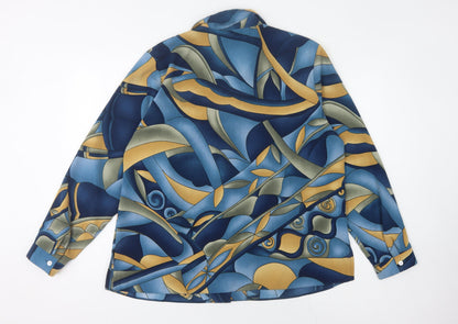 EWM Women's Multicoloured Button-Up Shirt Size 18