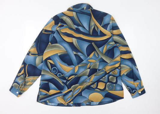 EWM Women's Multicoloured Button-Up Shirt Size 18