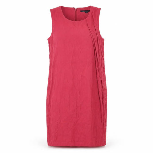 Front view of French Connection Women's Red Shift Dress, size 12