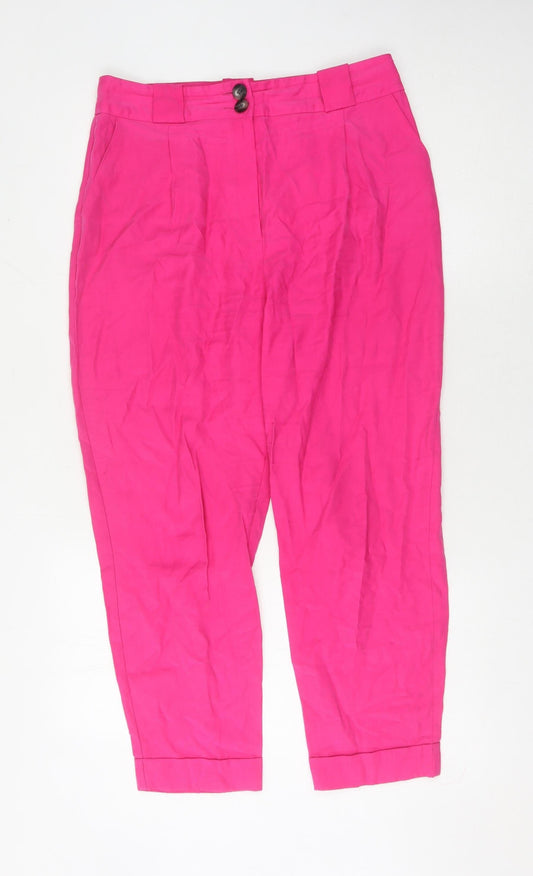 River Island Women's Pink Trousers Size 12
