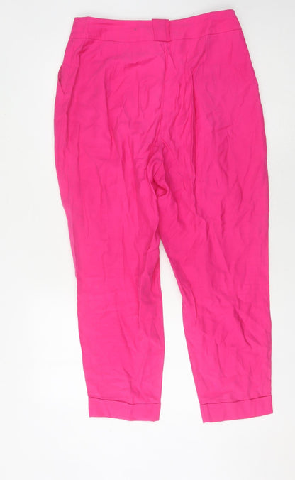 River Island Women's Pink Trousers Size 12
