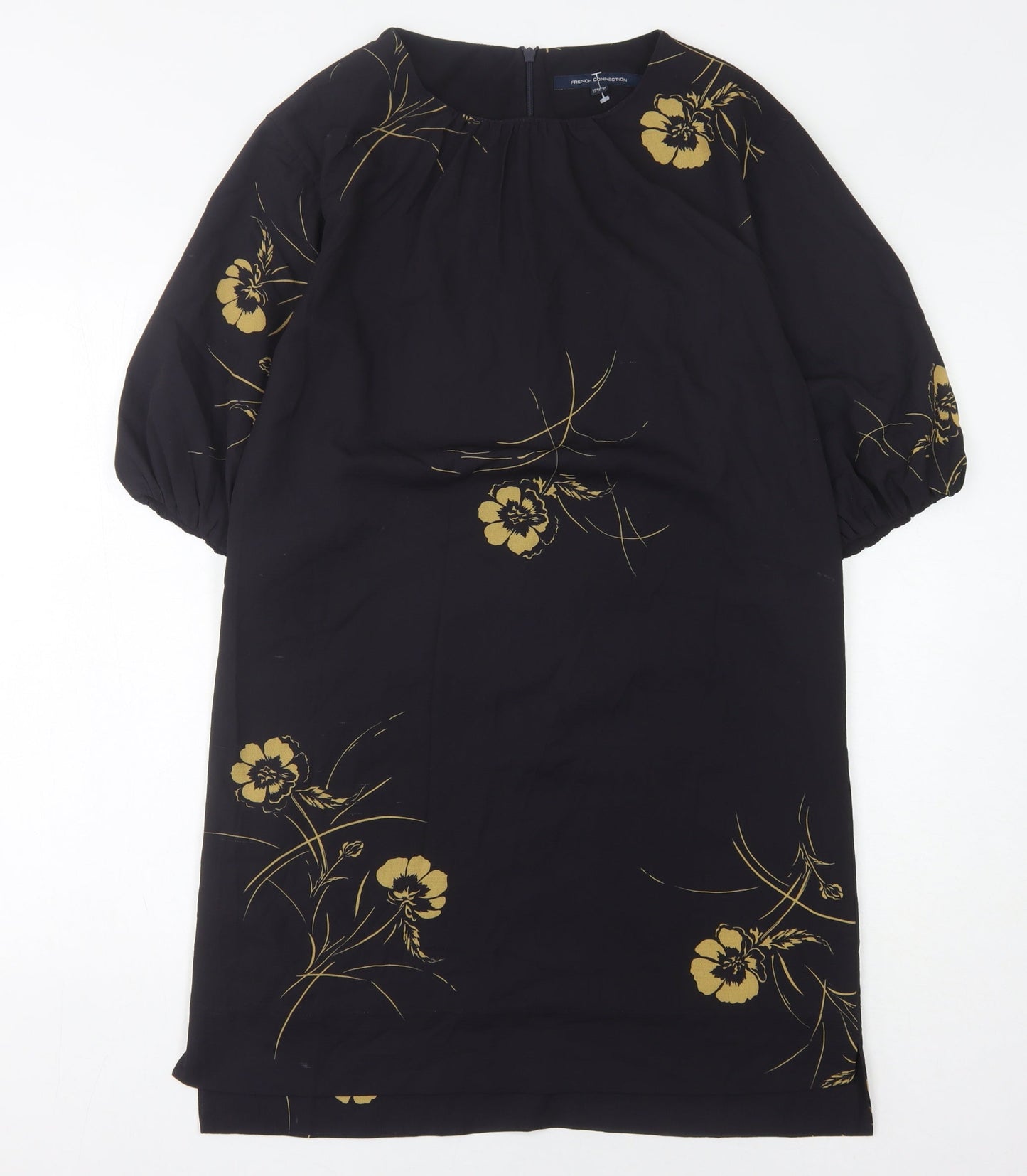 French Connection Women's Black Shift Dress Size 10