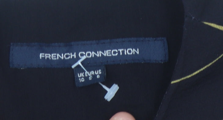 French Connection Women's Black Shift Dress Size 10