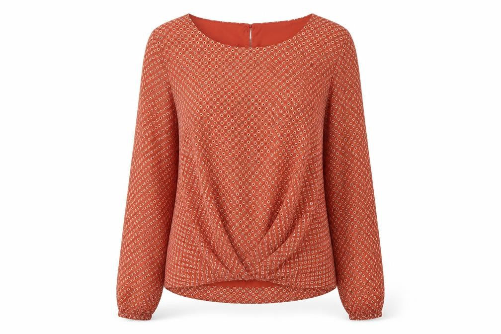 Womens UK Size M VERO MODA Red Basic Blouse