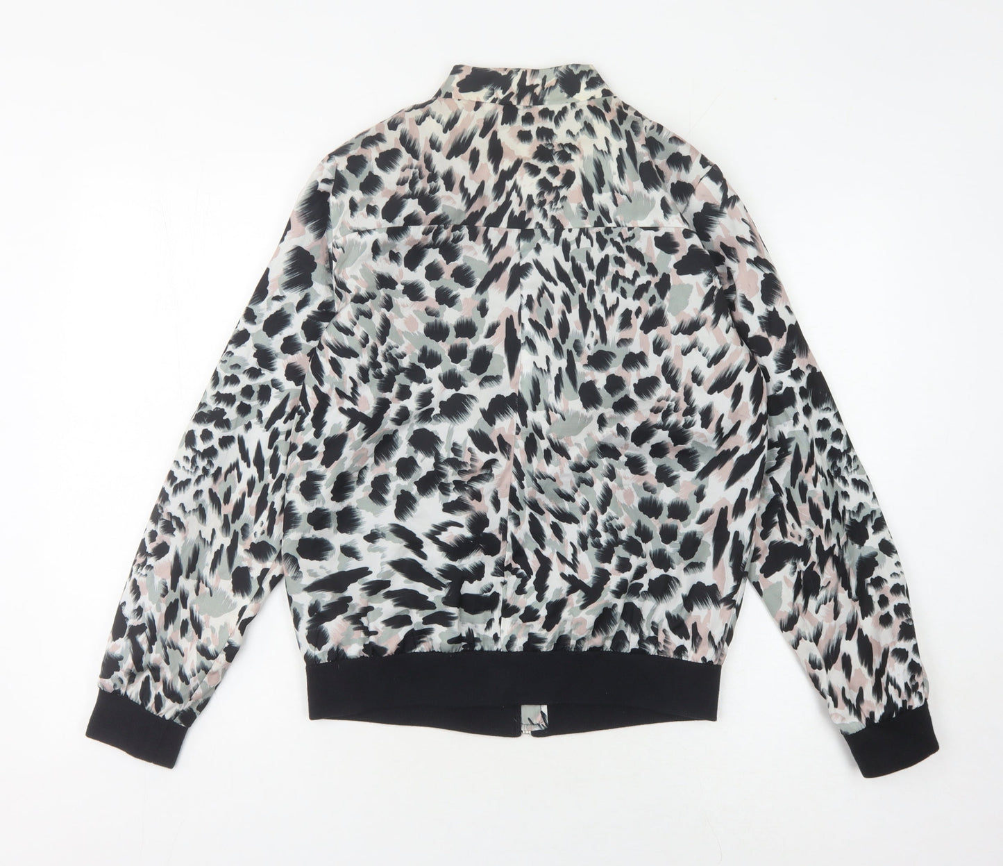 Womens UK Size 10 New Look Multicoloured Bomber Jacket