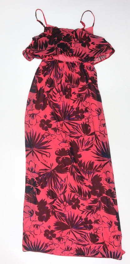 New Look Women's Multicoloured Floral Maxi Dress