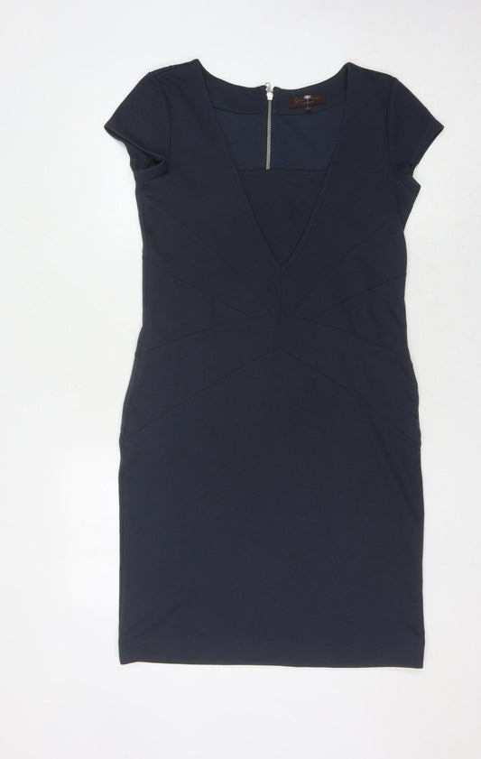 Great Plains Women's Blue Sheath Dress M