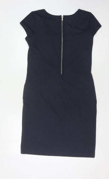Great Plains Women's Blue Sheath Dress M