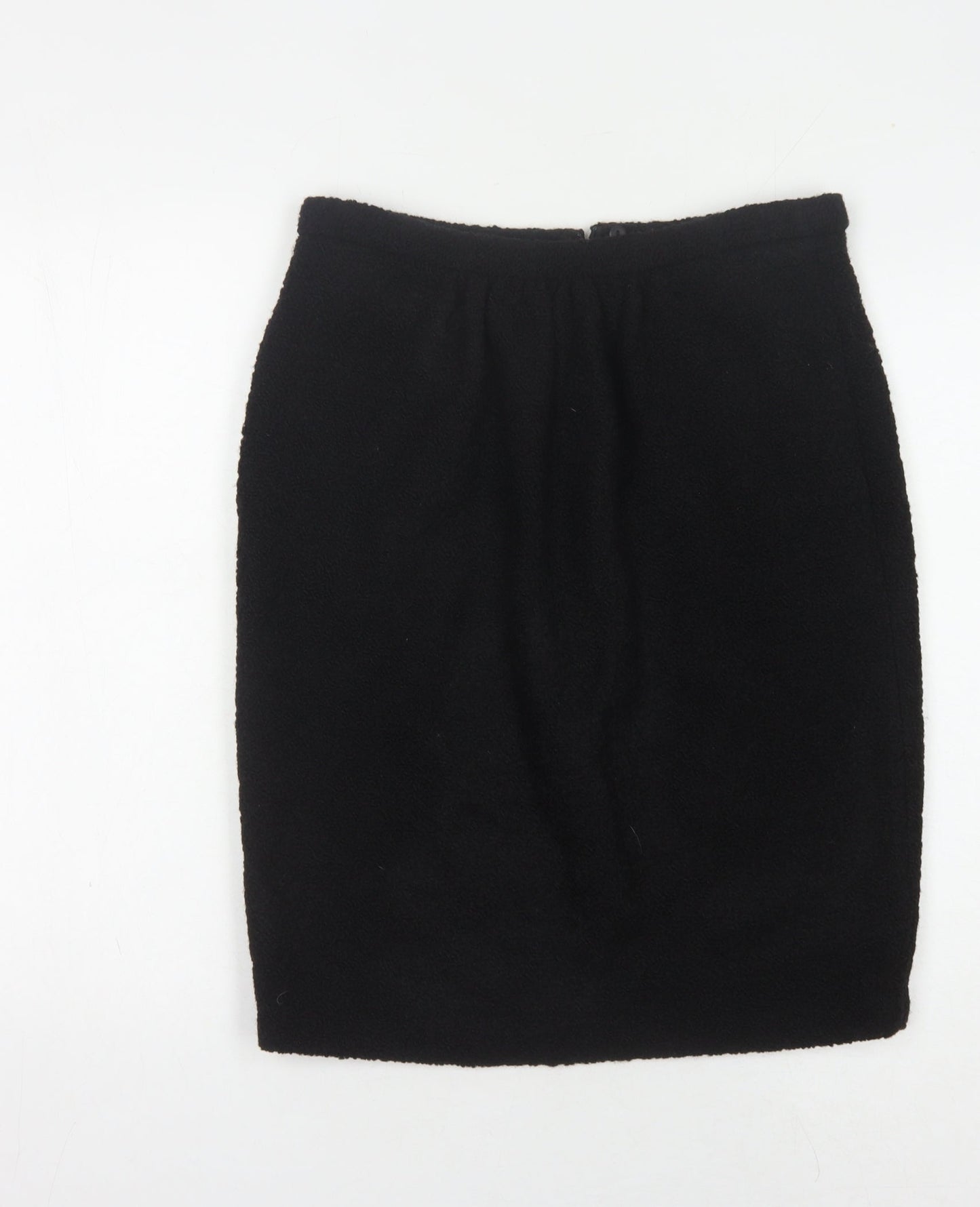 L.K. Bennett Women's Black Wool Pencil Skirt Size 12