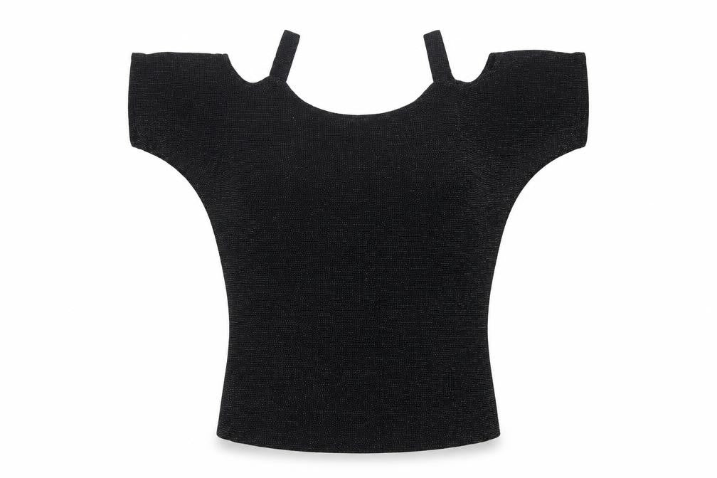 Womens UK Size 10 Star by Julien Macdonald Black Basic Blouse