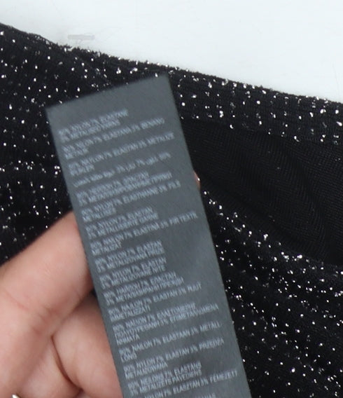 Womens UK Size 10 Star by Julien Macdonald Black Basic Blouse