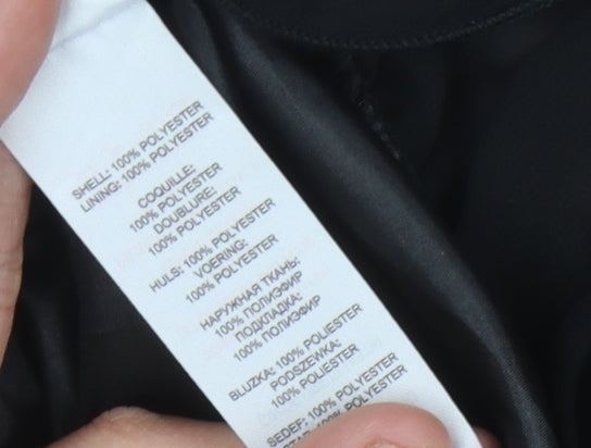 Little Mistress Women's Black A-Line Party Dress Size 14