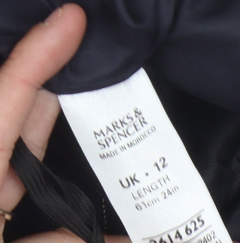Marks and Spencer Women's Black Trumpet Skirt Size 12