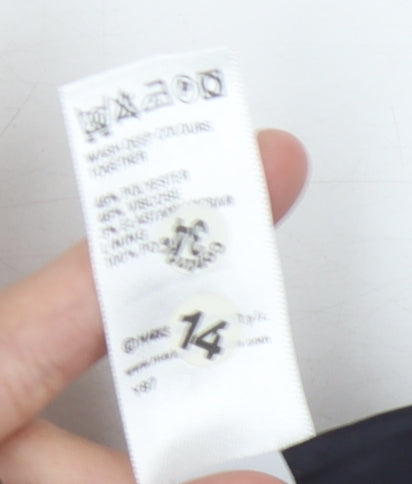 Marks and Spencer Women's Black Trumpet Skirt Size 12