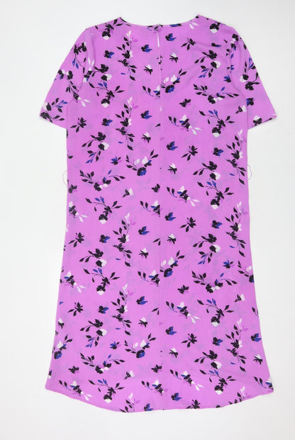 Jacqueline de Yong Women's Pink Floral Dress Size 12