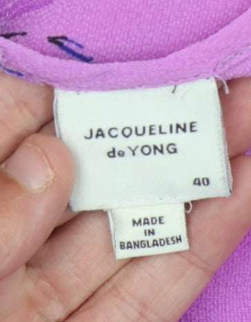 Jacqueline de Yong Women's Pink Floral Dress Size 12