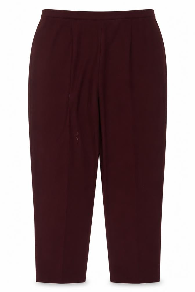 Womens UK Size 20 Eastex Relaxed Fit Casual Red Trousers