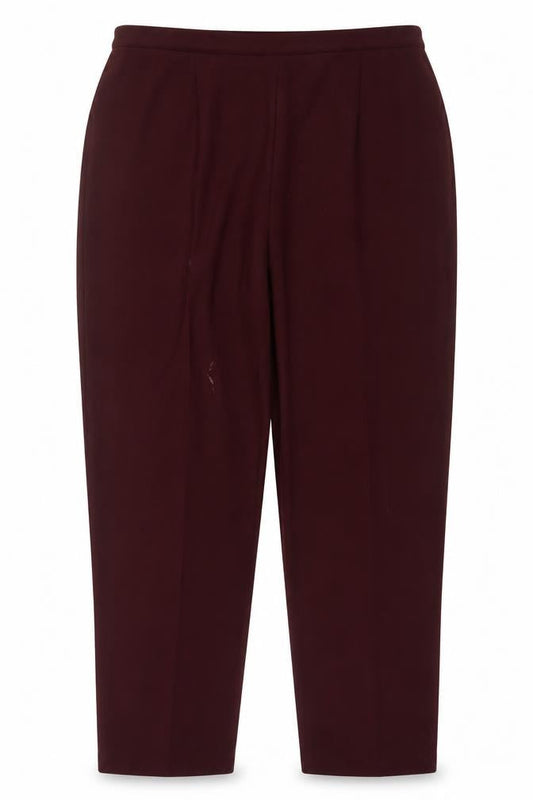 Womens UK Size 20 Eastex Relaxed Fit Casual Red Trousers