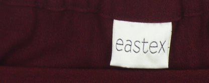 Womens UK Size 20 Eastex Relaxed Fit Casual Red Trousers