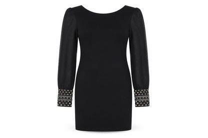 AX Paris Women’s Black Studded Sleeve Dress Size 10