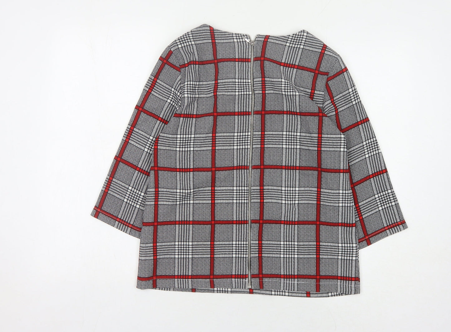 Womens UK Size 8 Topshop Grey  Blouse