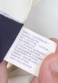 GAP Women's Ivory Floral Skirt Size 8