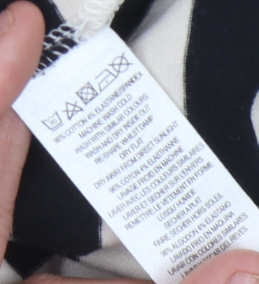 French Connection Women's Multicoloured Striped Sheath Dress