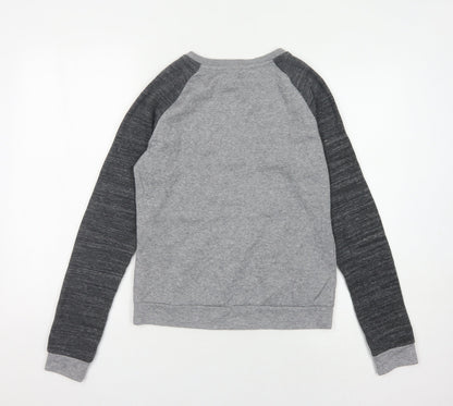 Adidas Women's Grey Logo Sweatshirt S