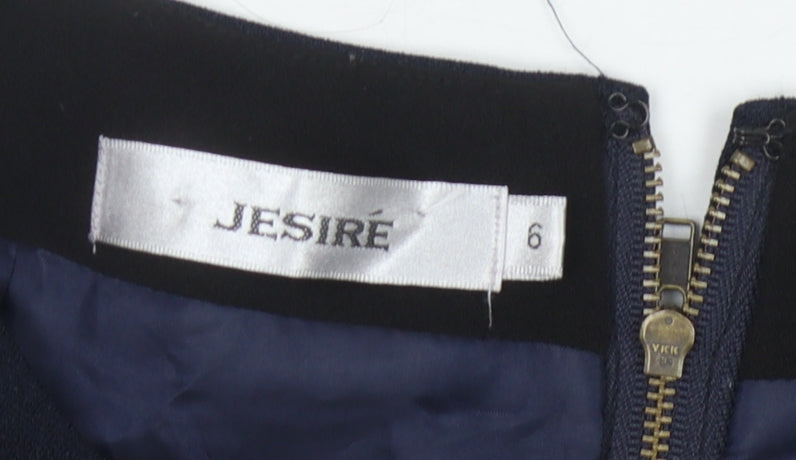 Jesiré Women's Blue A-Line Dress Size 6 Party Style