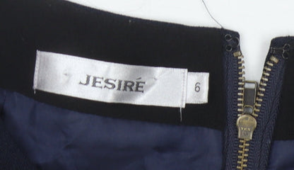 Jesiré Women's Blue A-Line Dress Size 6 Party Style